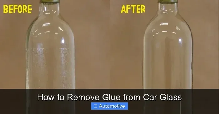 How to Remove Glue From Car Glass Without Scratching