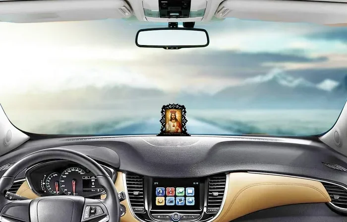 Jesus Statue for Car Dashboard Brings Peace on Every Drive