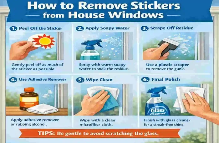 How Do You Get Stickers Off Windows Without Any Damage
