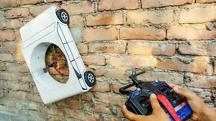Remote Control Wall Climbing Car That Defies Gravity